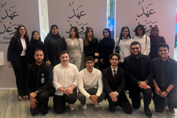 AU Students Join the Launch of the Pledge & Promise Initiative at the Abu Dhabi Energy Centre