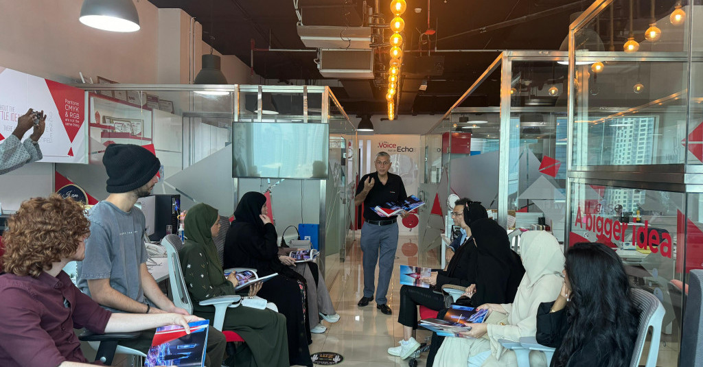 CBA Students Gain Valuable Insights from Field Trip to Prism Advertising, Dubai