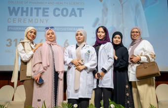 Students of the College of Pharmacy and Health Sciences Prepare to Begin Their Professional Journey at the White Coat Ceremony