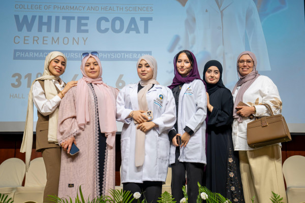 Students of the College of Pharmacy and Health Sciences Prepare to Begin Their Professional Journey at the White Coat Ceremony