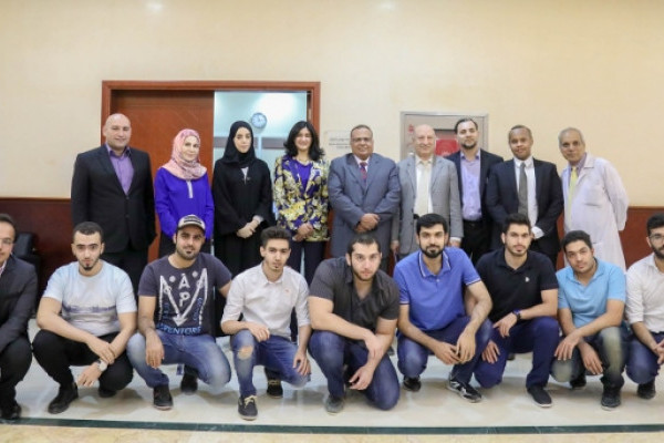 Sheraa Delegates Visit Ajman University Innovation Center