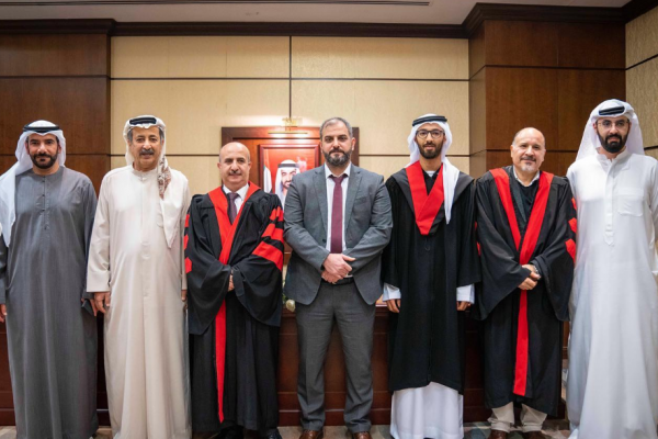 مناقشة رسالة الماجستير للشيخ علي جمال النعيمي