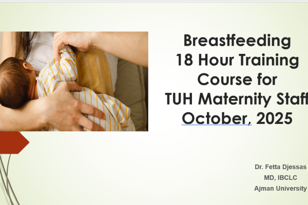 Ajman University Continues Breastfeeding Awareness and Support Initiative at Thumbay University Hospital _1