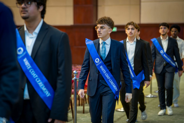 Dentistry Students Begin Their Medical Journey with the White Coat Ceremony