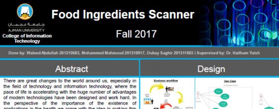 Food Ingredients Scanner