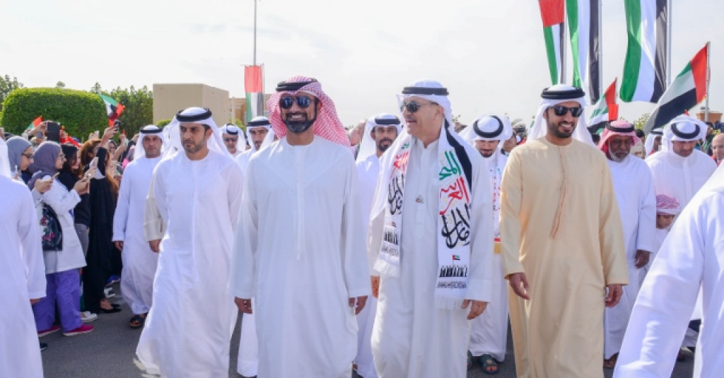 Crown Prince of Ajman Celebrates 45th UAE National Day with Ajman University Family