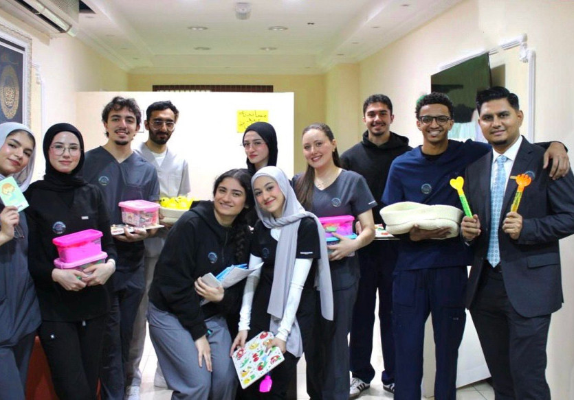 Medical Education Beyond the Classroom with Children at Salma Special Education Services Center