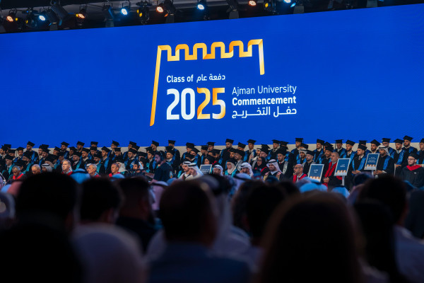 H.H. Sheikh Humaid Al Nuaimi Attends the Graduation Ceremony for Ajman University’s Class of 2025
