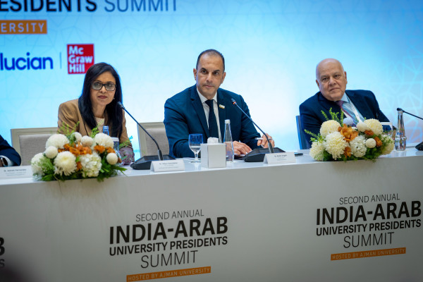 The Second Annual India–Arab University Presidents Summit Opens at Ajman University to Shape the Future of Cross-Regional Higher Education