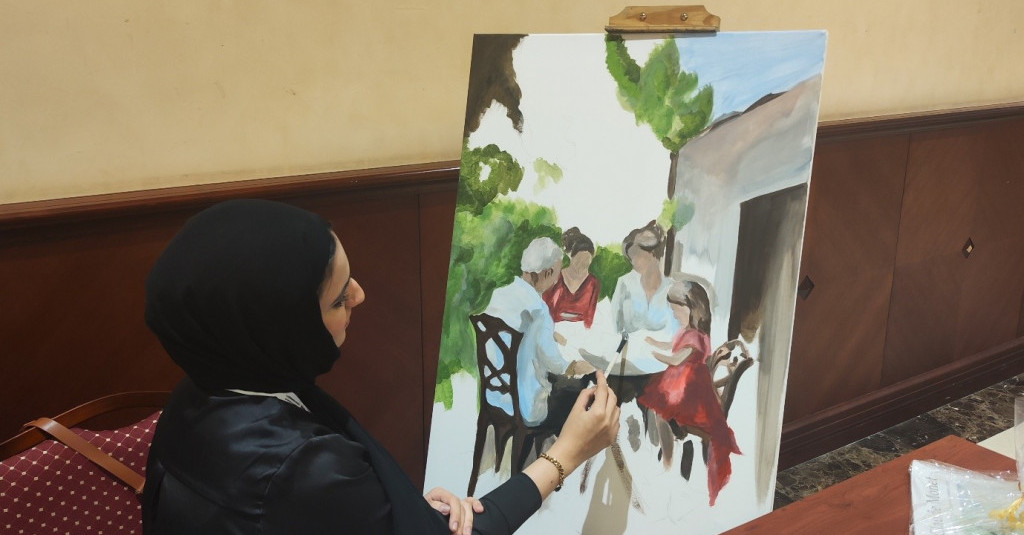 عرض فني حيّ ضمن فعاليات مؤتمر الأسرة والمجتمع