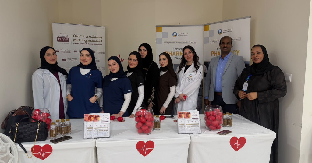 College of Pharmacy and Health Sciences and Ajman Specialty Hospital Partner to Promote Cardiovascular Wellness on World Heart Day