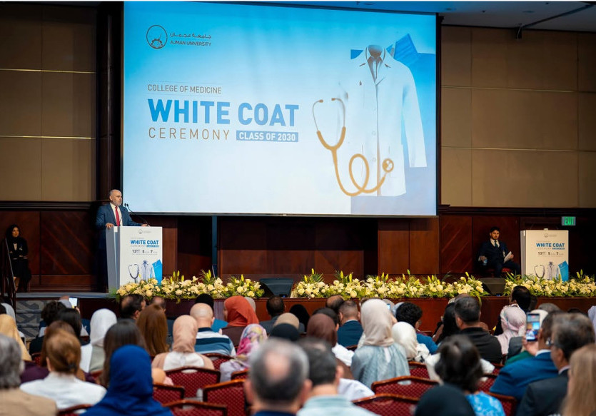 Ajman University’s Future Doctors Begin Their Clinical Journey at the White Coat Ceremony