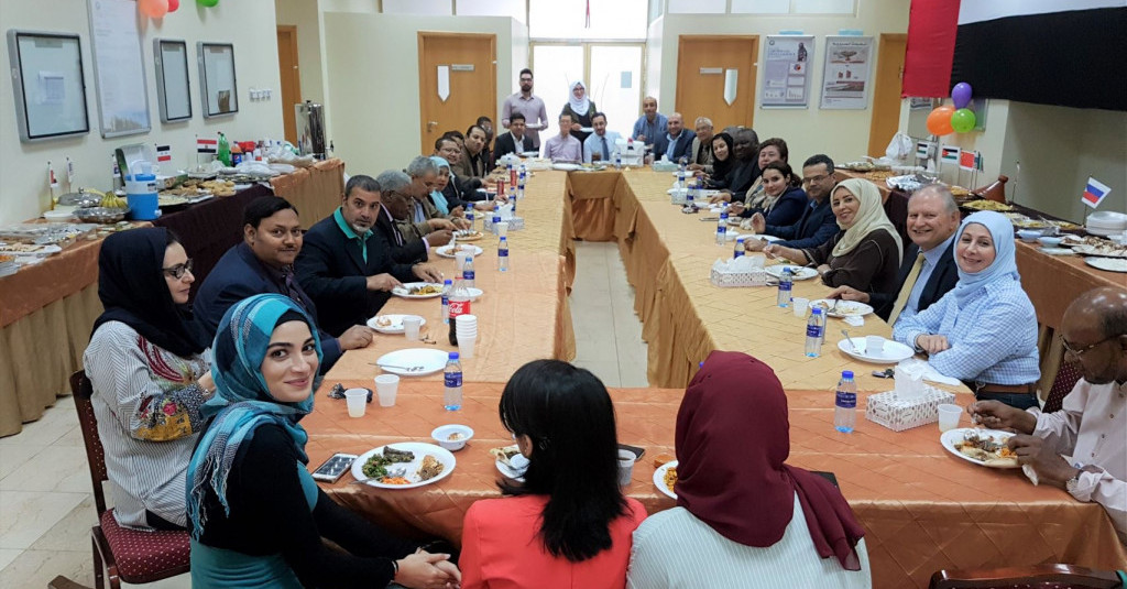 International Lunch Gathering at CBA, Bringing Faculty Together