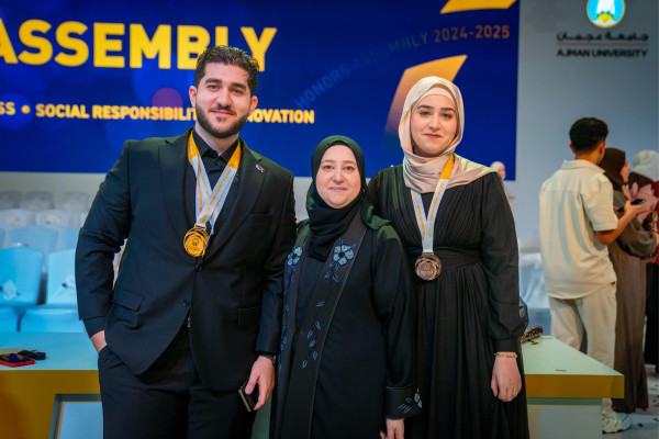 Ajman University Recognizes Excellence Across Its Academic Community and Strategic Partners at the 2024–25 Honors Assembly
