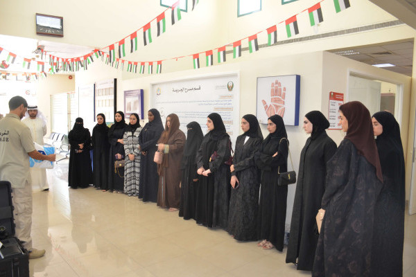 كلية القانون  تنظم زيارة ميدانية إلى مسرح الجريمة