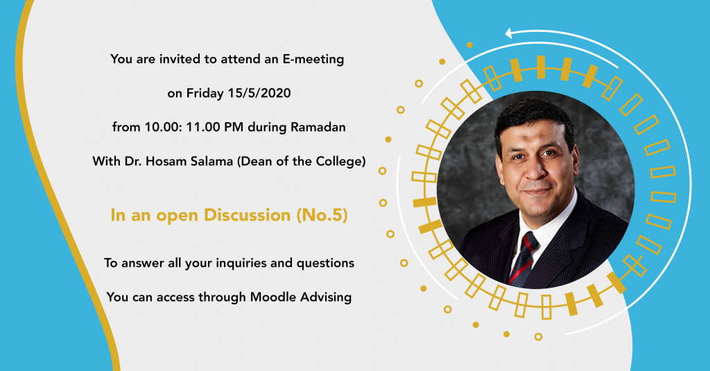 Dean's Weekly E-Meeting to Answer the students' Inquiries