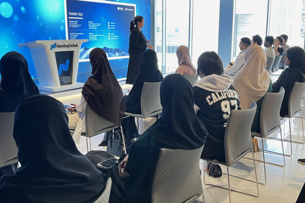 Finance and Accounting Students visit NASDAQ Dubai