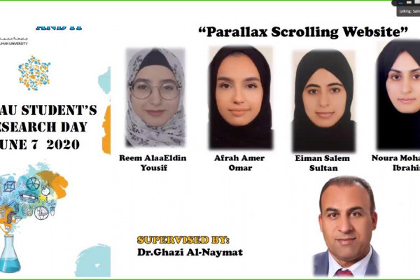 طلبة جامعة عجمان يتنافسون علميًا في زمن الكورونا ببحوث حول التعلم الذكي ونظم الطوارئ لمرضى القلب