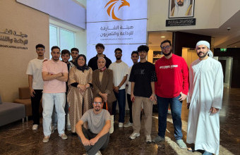College of Mass Communication Students Visit Sharjah Broadcasting Authority