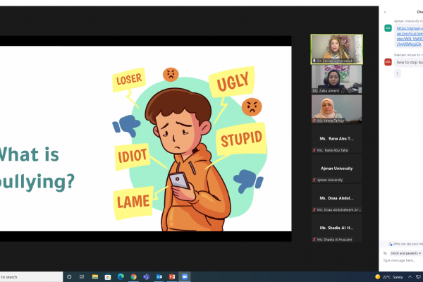 Online awareness session “The impact of bullying and how to prevent the spread “ 2021-2022 _1