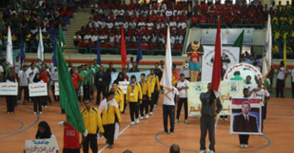 فريق جامعة عجمان يختتم مشاركته في مصر