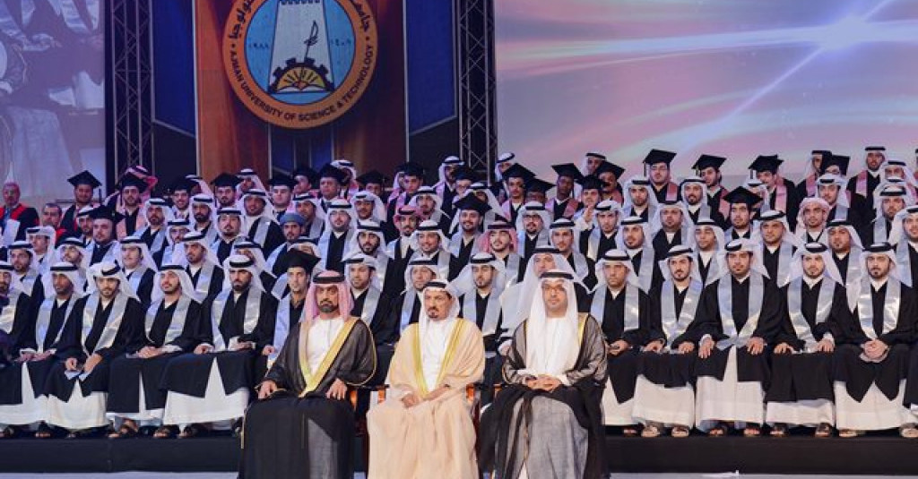 حاكم عجمان يشهد حفل تخريج الدفعة الـ 24 من جامعة عجمان تحت شعار 