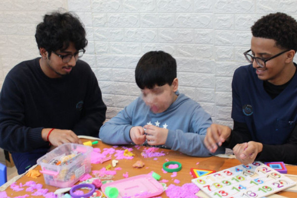 Medical Education Beyond the Classroom with Children at Salma Special Education Services Center
