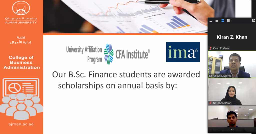 Department of Finance Organizes “Finance at Work” Webinar