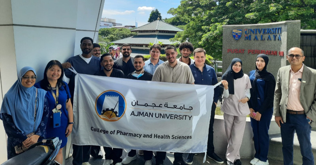 Ajman University College of Pharmacy and Health Sciences Students Gain Global Clinical Exposure Through University of Malaya Mobility Tour