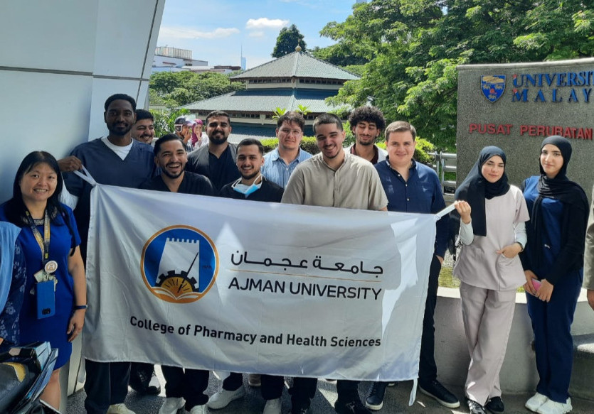 Ajman University College of Pharmacy and Health Sciences Students Gain Global Clinical Exposure Through University of Malaya Mobility Tour