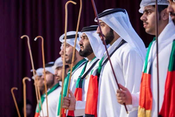 ماجد النعيمي يشهد احتفالات جامعة عجمان باليوم الوطني الـ 48