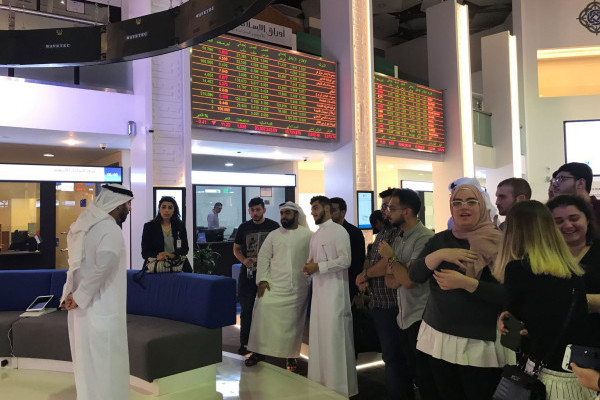 Finance Students Field Trip to Dubai Financial Market (DFM)