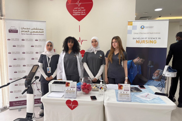 College of Pharmacy and Health Sciences and Ajman Specialty Hospital Partner to Promote Cardiovascular Wellness on World Heart Day
