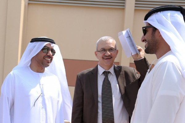 سمو الشيخ راشد النعيمي يتفقد المشاريع الجديدة في جامعة عجمان