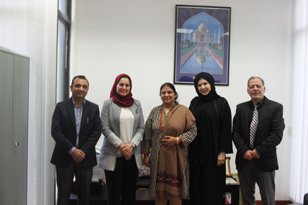 AU Delegation Visits Indian Consulate