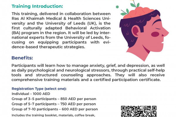 Psychology Students Attend Culturally Adapted Behavioral Activation Training in Ras Al Khaimah
