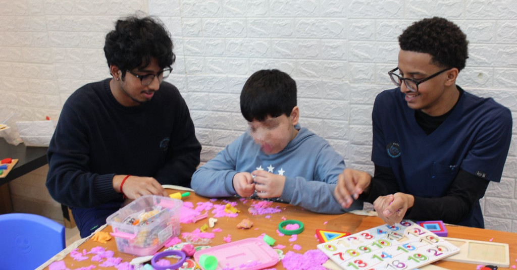 Medical Education Beyond the Classroom with Children at Salma Special Education Services Center