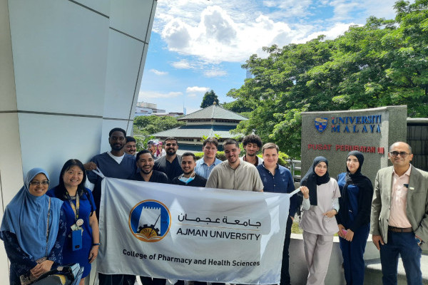 Ajman University College of Pharmacy and Health Sciences Students Gain Global Clinical Exposure Through University of Malaya Mobility Tour