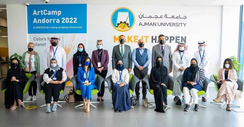 جامعة عجمان تستضيف وفد الجامعة الخليجية في إطار اتفاقية التعاون المشترك