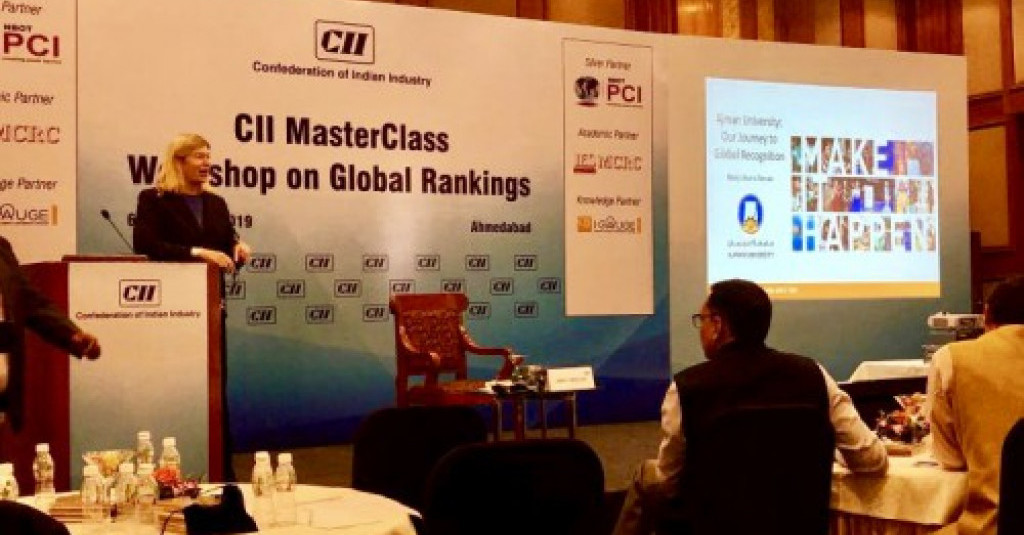 AU’s Journey with QS Ranking Featured as “Case Study” in Seminars Across India