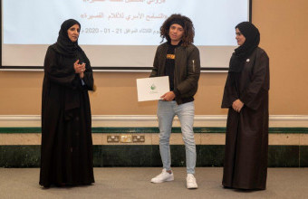 طلبة جامعة عجمان يحققون المركز الأول في مسابقة التسامح الأسري