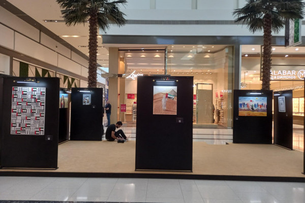 Ajman University Students Celebrate the Spirit of UAE through Brilliant Art Works Displayed at Ajman City Center