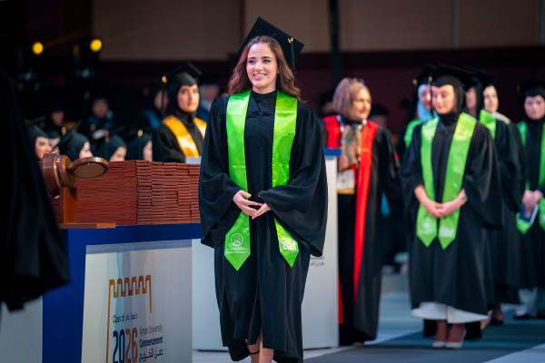 Consort of Ruler of Ajman Witnesses Graduation of 450 Female Students from UAE-Kuwait Brotherhood Class of 2026 at Ajman University