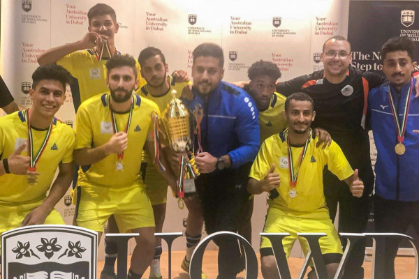 الفرق الرياضية في جامعة عجمان تحصد مراكز متقدمة في بطولات رياضية على مستوى الجامعات