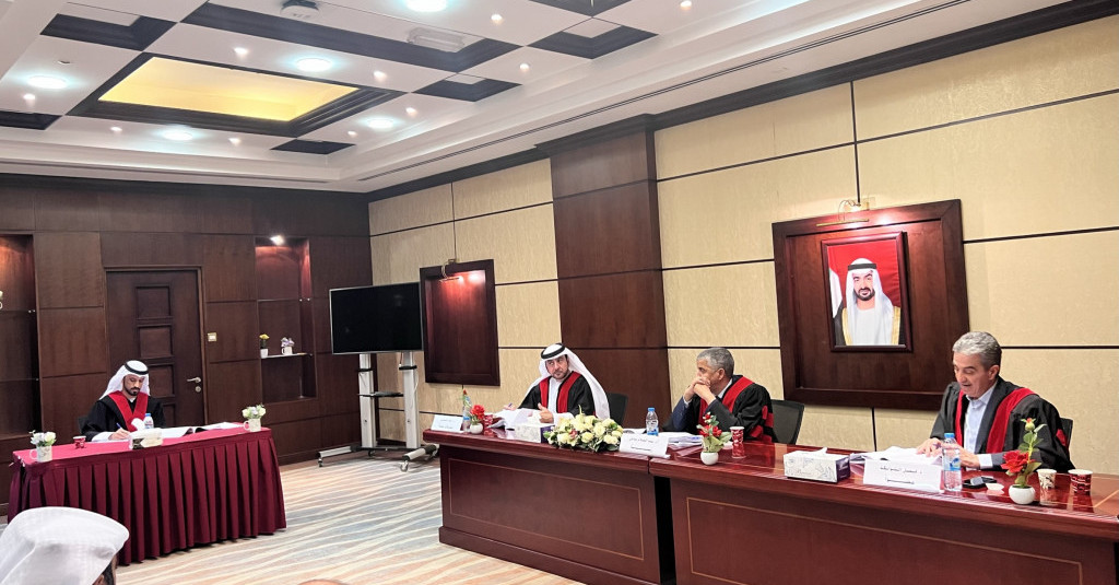 مناقشة رسالة الماجستير للطالب/ خالد محمد الحمودي