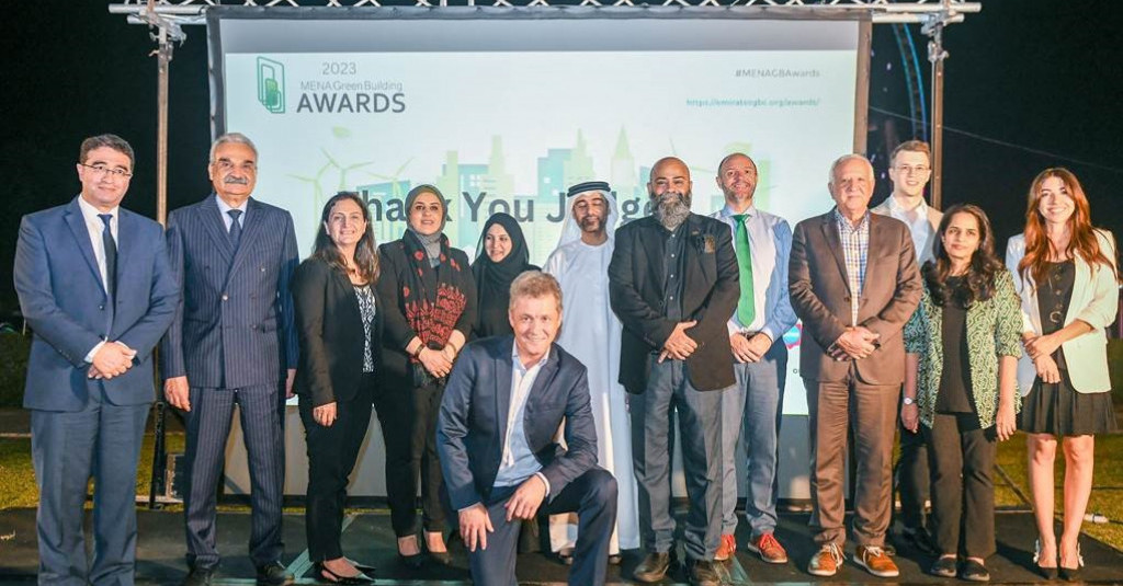 Dr. Muna Salameh Judges Emirates GBC MENA Green Building Awards 2023 on behalf of Ajman University