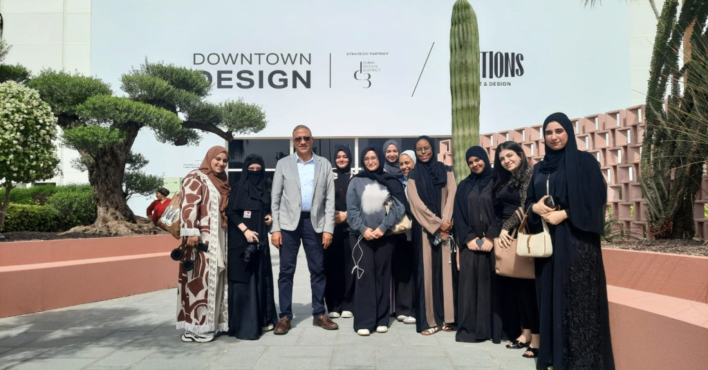 College of Mass Communication Students Visit Dubai Design Week