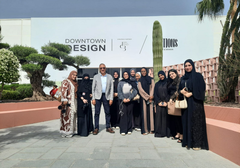 College of Mass Communication Students Visit Dubai Design Week