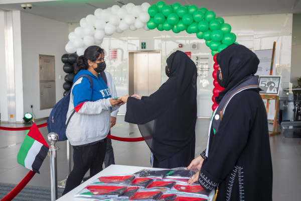 Ajman University Organizes Week-long Celebrations for 50th UAE National Day