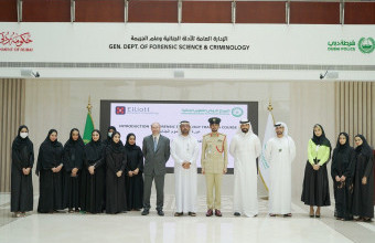 A Student from the College of Pharmacy Completed Training Courses in Dubai Police